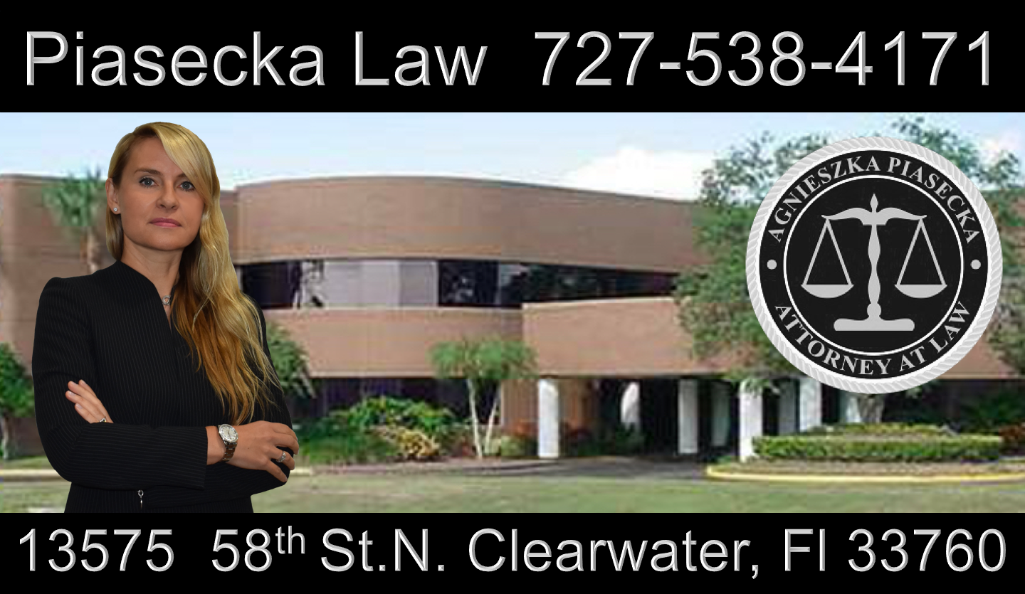 Polski, Adwokat, Prawnik, Clearwater, Floryda, Office Location Adres Biura Attorney Aga Piasecka
