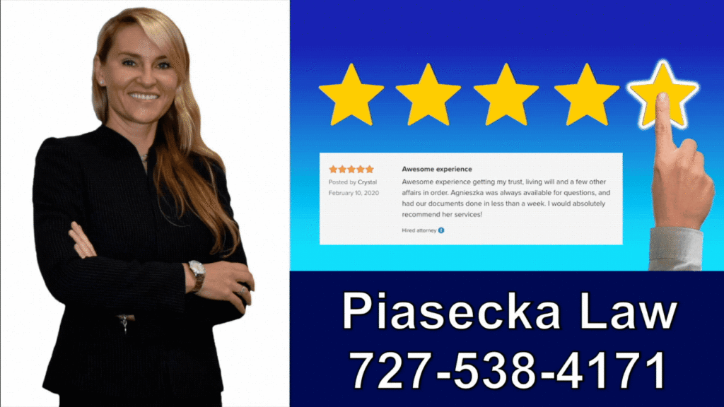 Attorney Agnieszka “Aga” Piasecka Avvo Clients’ Choice Award Clearwater, Florida